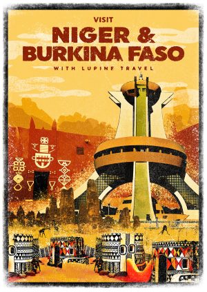 Lupine Niger & Burkina Faso A3 Print